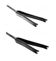 SwishTi Road Time Trail E-Bike Bicycle 700C Carbon Fork w/1-1/8" Carbon Steerer