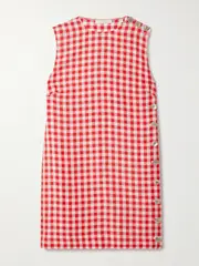 [DÔEN] DÔEN - Coraline Gingham Woven Mini Dress - Red - US6 US 6 Red