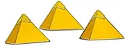 [Novel Merk] Landmark & Iconic Structures – Cultural Lapel Pin, Hat Pin & Tie Tack Set - with Clutch Back