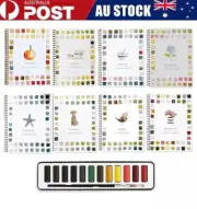 Watercolor Workbook, Beginner-Friendly Birds Watercolor Workbooks,12 Colors Set~
