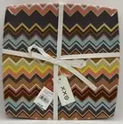 NWT Missoni for Target Melamine Dinner Plate Set of 4 Zig Zag Print