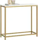 FSB29-G Gold Console Table Side Table End Table Hallway Table Living Room Table