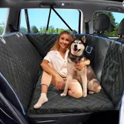 Premium Hard Bottom Dog Seat Cover for Back Seat - Waterproof, Scratch-Proof, Pe