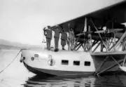 Cantu 22 engined seaplane Transatlantic air cruise 1931 OLD PHOTO