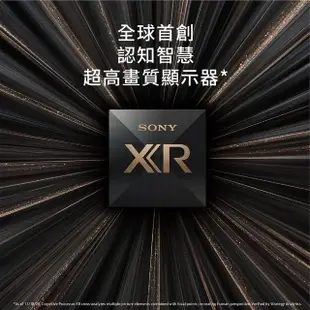 【SONY 索尼】BRAVIA 65型 4K OLED Google TV 顯示器(XRM-65A90J)