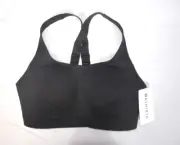 NWT $89 Athleta 36D Black Phenomena Sports Fitness Crossback Bra B-DD #657806