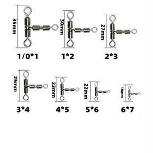 高速三叉轉環 美式T型 三叉連結環 散裝販售 船釣 一支釣 倒吊組 海釣