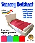 Buy 1 Get 1 FREE Sensory Lycra Bedsheet ADHD ASD Sleep Disorder (Bright Red)