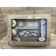 Rare Beatrix Potter Peter Rabbit Cupcake Cookie Baking Kit Set Apron Spatula