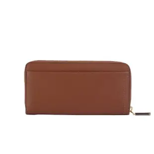 【BRAUN BUFFEL 德國小金牛】台灣總代理 索內特 8卡拉鍊長夾-咖啡色(BF684-601-TO)