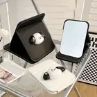 PU Leather Desktop Decorative Mirror Cosmetic Make Up Tools