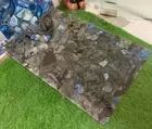 Labradorite stone coffee table top, center living room modern table top for deco