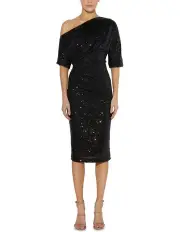 [Montique] Apollo Sequin Dress in Black