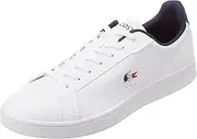 [Lacoste] Men's Sneaker Carnaby Pro Tri 123 1 SMA White/Navy/Red US 10