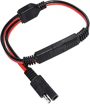 SAE Power Plug Extension Cable 1 to 2 SAE Power Extension Connector Quick Connect/Disconnect Adapter for Automotive Durable and Reliable Power Supply