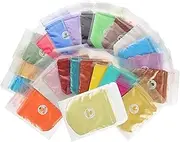COHEALI DIY Essential 24 Colors Mica Powder Pigment for Eye Shadow Blusher Nail Art Resin Candle Making
