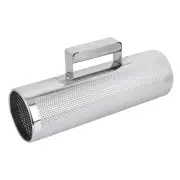 Metal Guiro With Scraper Black Cylinder Sand Shaker Hand Percussion Instrume HR6