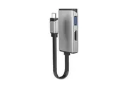 Alogic ULCHDA-SGR Magforce DUO 2-IN-1 Adapter (USB-C to HDMI + USB-A ), Plug and Play