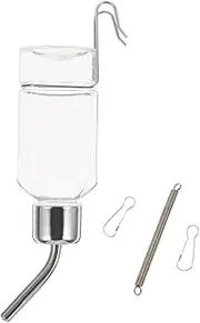 Totority Pet Automatic Feeder Water Dispenser for Dogs and Rabbits Leak Hanging Design Cage Water Bottle Easy to Pet Supplies for Fresh Water Access