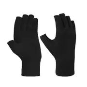 Brace Arthritis Hand Compression Gloves Fingerless gloves Pain Relief - Black