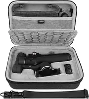 Geekria Hard Shell Travel Carrying Case, Compatible with DJI Osmo Mobile 7P / 7 Gimbal Stabilizer (Dark Gray)