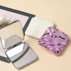 Make-up Mirror Plastic Multicolor Square Foldable Modern Portable Free Stand
