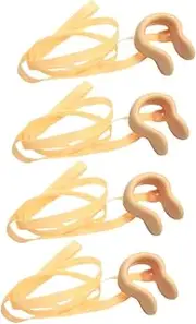 WOONEKY 4Pcs Portable Wear Resistant Nose Clips for Swimming Surfing Water Sports Professional Nose Plugs for Adults Durable Prevent Water from Entering Nostrils