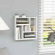 Wall Shelf White 45.1x16x45.1 cm Chipboard