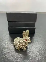 Zodiac Rabbit Keren Kopal Austrian Crystal Jewelry Box Small R621