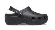 CROCS WOMENS CLASSIC PLATFORM BLACK