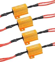NTHREEAUTO 25W 6.8ohm Load Resistors, 4PCS LED Turn Signal Resistor Kit - Fix LED Bulb Fast Hyper Flash, Error Code, Warning Canceller