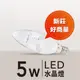 【好商量】MARCH LED 5W 水晶燈燈泡 附發票 E14 蠟燭燈泡 (6.3折)