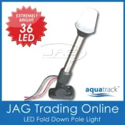 12V 36-LED FOLD DOWN POLE LIGHT-Anchor/Navigation/Stern/Boat/Yacht/Nav/Marine SL