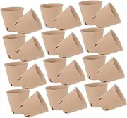 Mipcase Sustainable Seedling Cups 60pcs Mini Pulp Planting Pots Drainage Holes Starter Trays for Herbs Vegetables