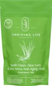 Thriving Life Sunlit Oasis Sea Moss and Aloe Vera Anti-Aging Mask