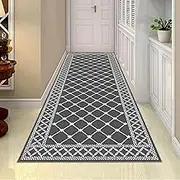 Carpet Runner for Hallway Kitchen Hall Stairs Narrow Runner Rug with Non Slip Backing for Kitchen Hall Stairs Entry Front Room Runner Mats Anti-Slip Rug