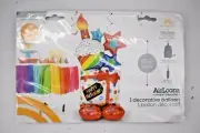 Airloonz Happy Birthday Super Shape Party Decoration Foil Balloon 55" Single