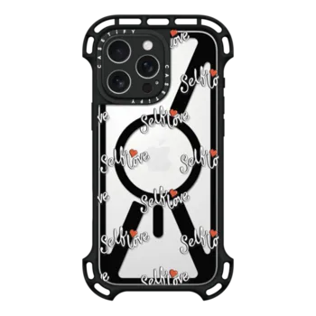 iPhone 16 Pro Max Ultra Bounce Case MagSafe Compatible Self Love Clear by Martina Martian