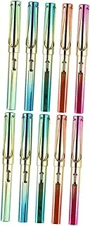 CANIGHT 2sets Fountain Pen Ink-free Writing Tool Stationery Pen Perfect for Professionals 5pcs*2