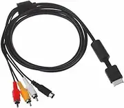 Childhood 6ft 1.8m 3RCA Audio Video S-Video S AV Cable for PS3 PS2 PS1 Playstation
