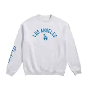 Los Angeles Dodgers Mens Ash Crew Jumper