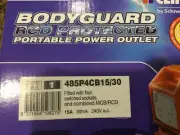 Clipsal PORTABLE POWER BOARD 240V 3-Pins, 4Outlets RCD/MCB PROTECTION 15A