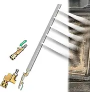 Portable Radiator Cleaning Wand, Pressure Washer Wand, 4500 PSI Flush Radiator Cleaning Tool with Tips & Quick Couplers (24in)