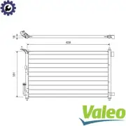 CONDENSER AIR CONDITIONING 817836 FOR NISSAN MICRA/III/C+C JUKE TIIDA NOTE 1.2L