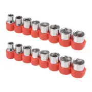 1/4-Inch Drive Hex Socket Set 5mm - 12mm Metric Cr-V, 2 Set