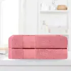 2 Piece Luxury Turkish Cotton Bath Sheet Set Solid Bath Sheets For Bathroom