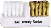 GLEAVI Mini Cleaning Brush Set 3pcs Nail Polishing Tool Brush Metal Brush Cleaning Head Safe Easy to Clean Compact Design