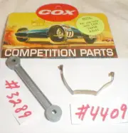 Cox Slot Car Knock Off Wrench & Motor Clip Group 2 Items 1960's Original NOS