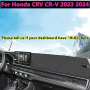Leather Car Dashboard Cover Dash Protector Pad Mat For Honda CR-V CRV 2023 2024 (for: Honda)