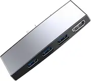 GRIRIW Docking Station Multifunction Hub Data USB Hub Multi- Port USB Hub Portable Data Hub Dock Holder Hub USB a hub Expansion Transfer Adapters Computer Aluminum Alloy pro Accessories